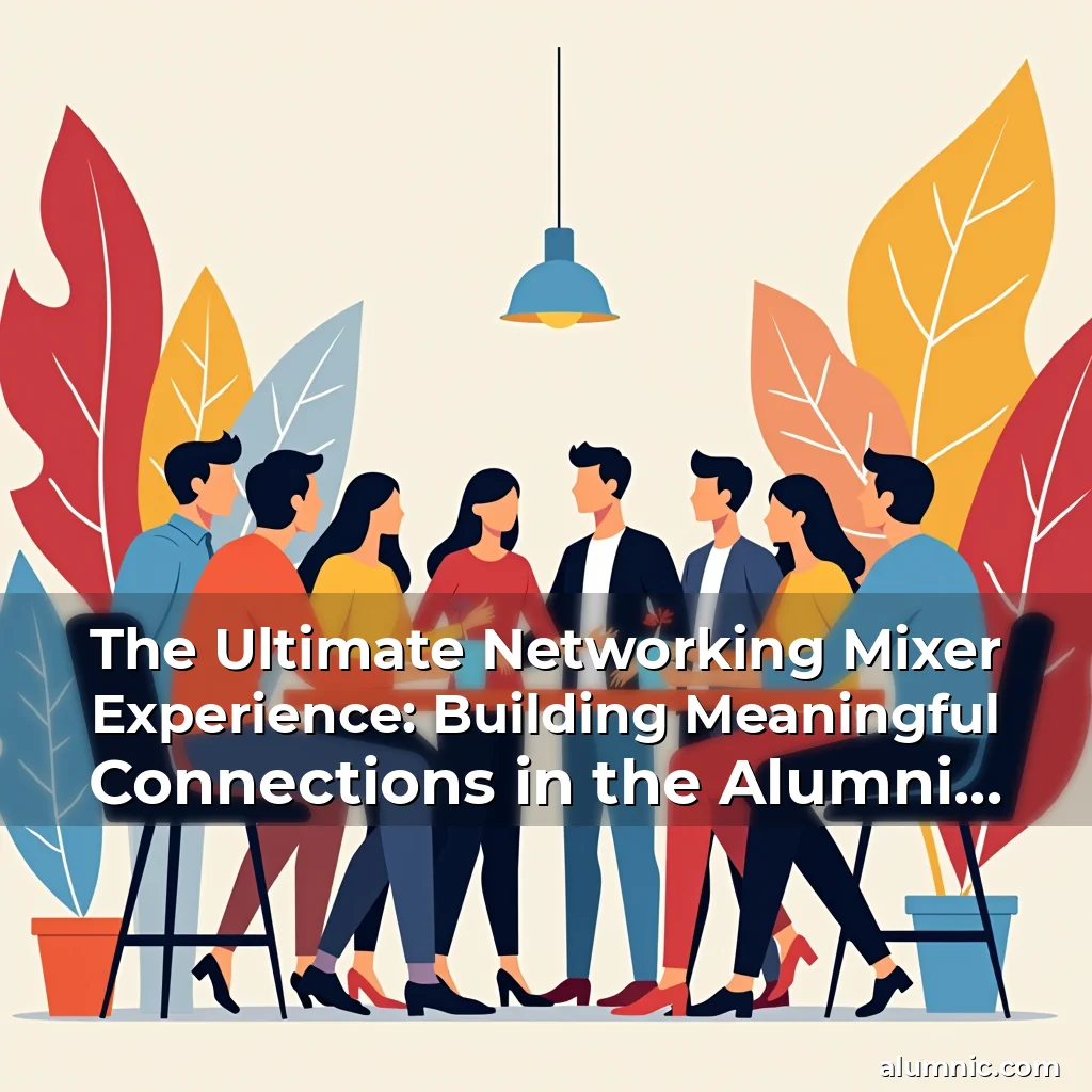 You are currently viewing The Ultimate Networking Mixer Experience: Building Meaningful Connections in the Alumni Sphere