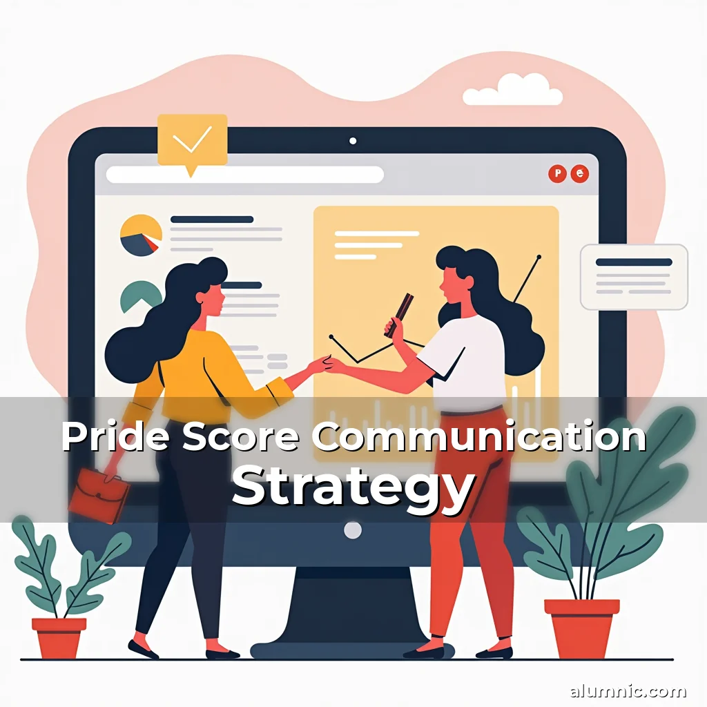 Artistic representation for Pride Score Communication Strategy