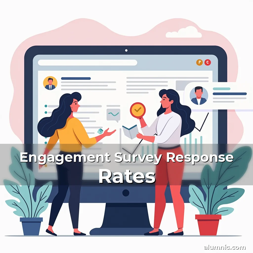 Artistic representation for Engagement Survey Response Rates