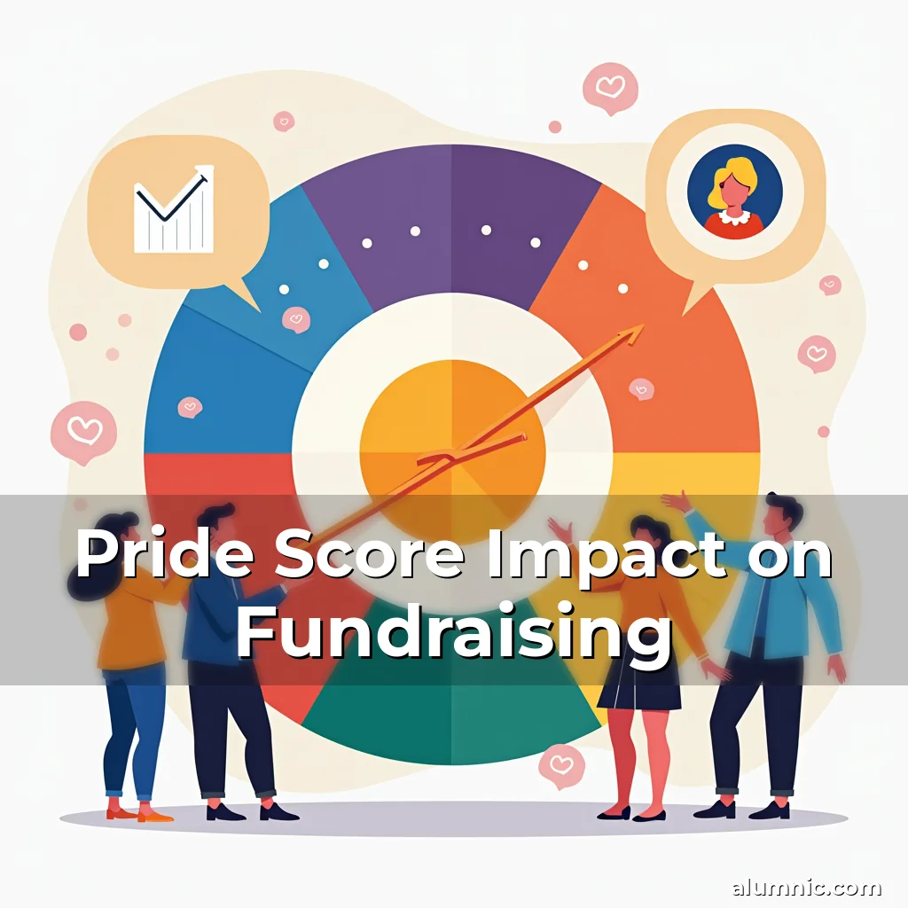 Artistic representation for Pride Score Impact on Fundraising