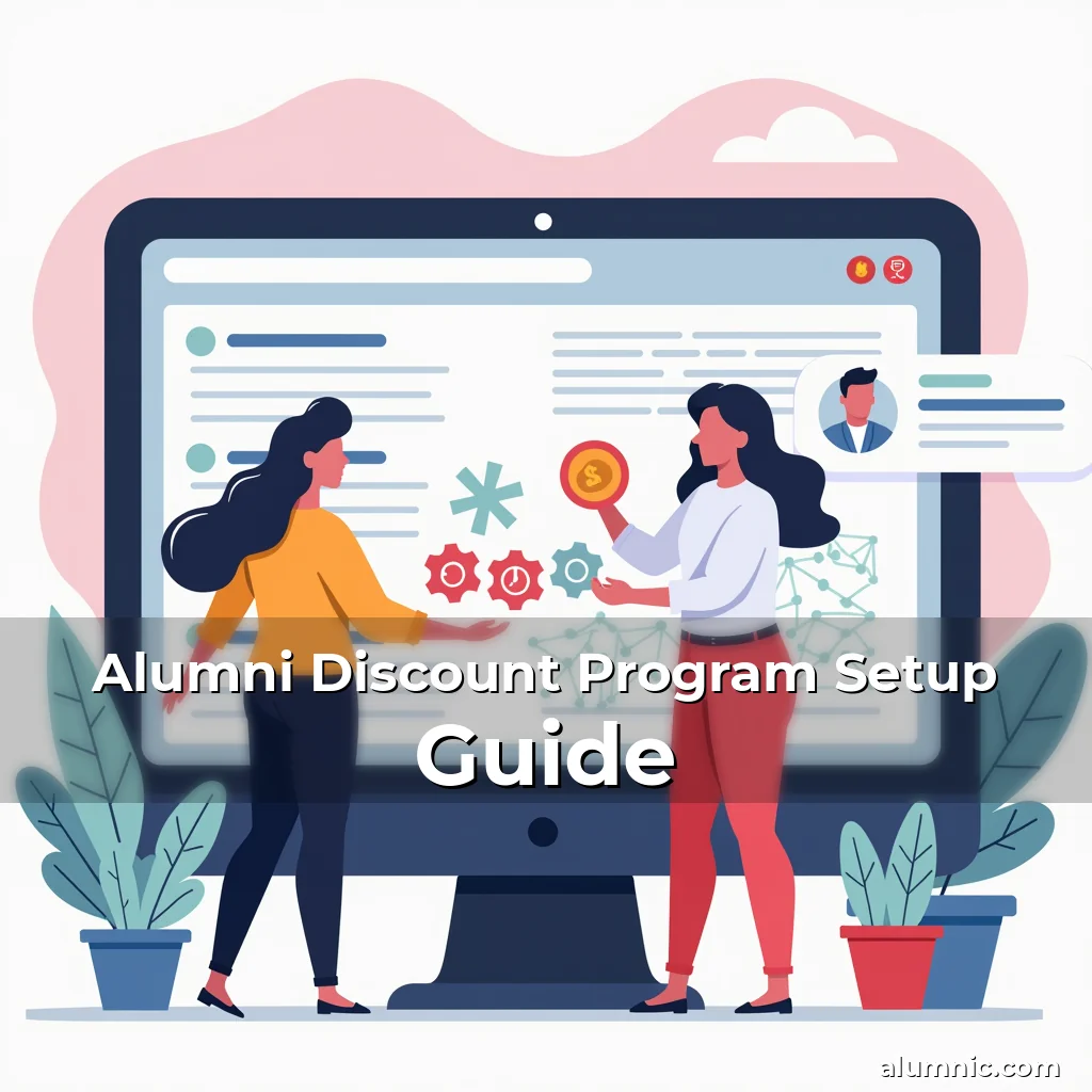 Artistic representation for Alumni Discount Program Setup Guide