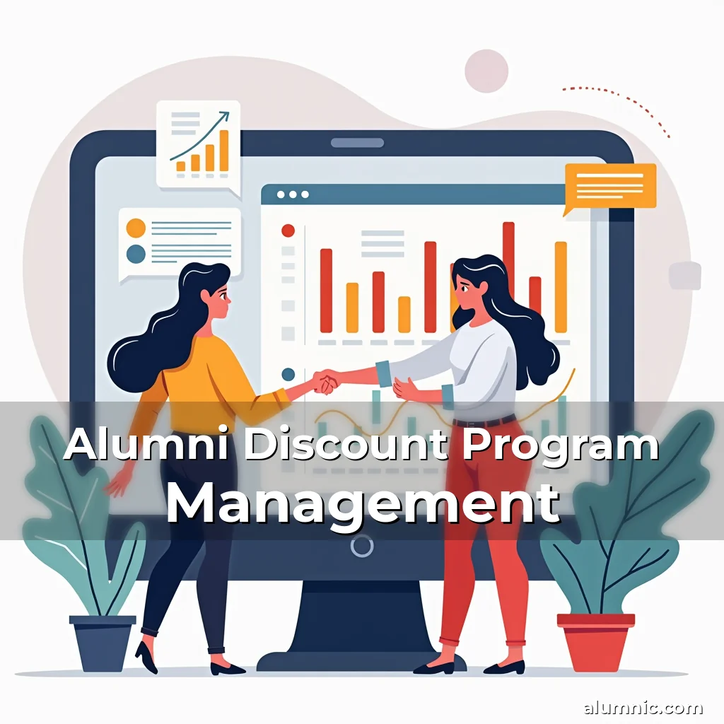 Artistic representation for Alumni Discount Program Management