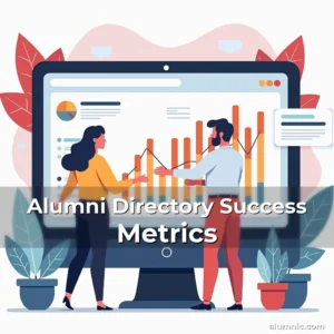 Artistic representation for Alumni Directory Success Metrics