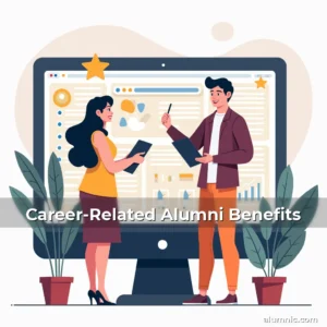 Artistic representation for Career-Related Alumni Benefits