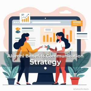 Artistic representation for Alumni Benefits Communication Strategy