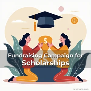 Artistic representation for Fundraising Campaign for Scholarships