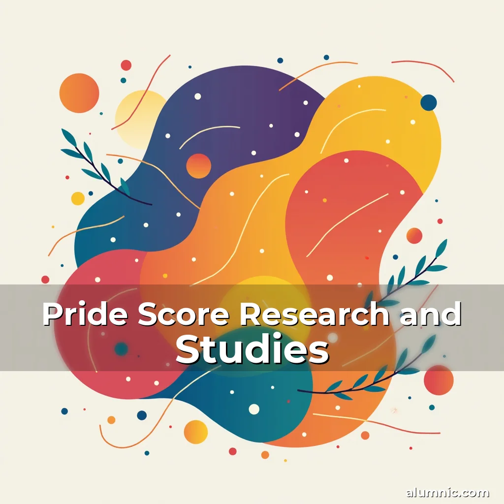 Artistic representation for Pride Score Research and Studies