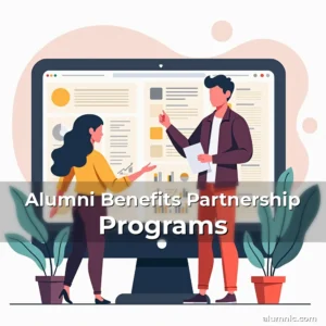 Artistic representation for Alumni Benefits Partnership Programs