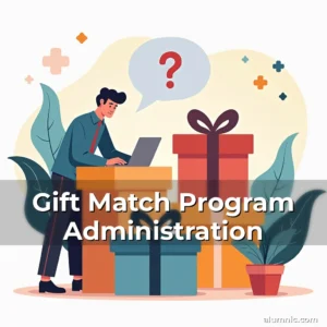 Artistic representation for Gift Match Program Administration