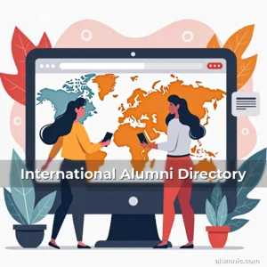 Artistic representation for International Alumni Directory