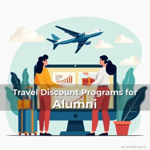 Artistic representation for Travel Discount Programs for Alumni