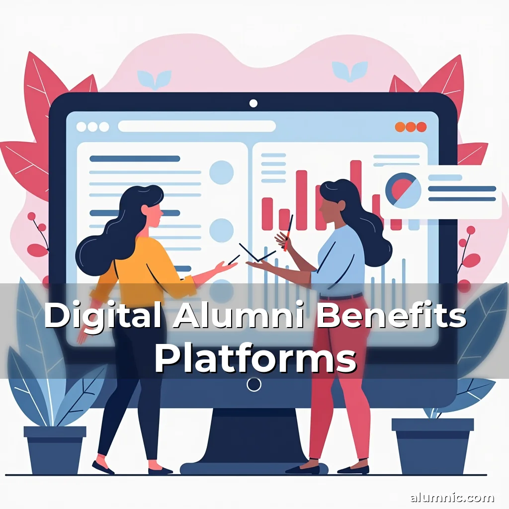 Artistic representation for Digital Alumni Benefits Platforms