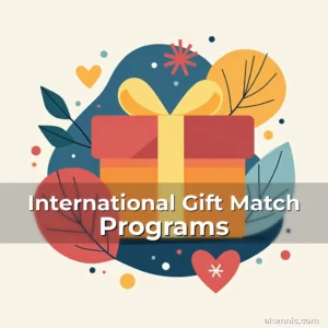 Artistic representation for International Gift Match Programs