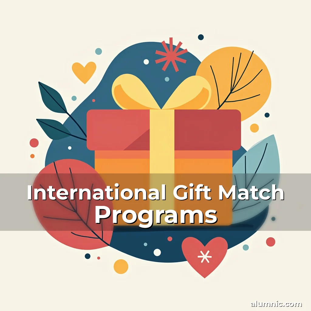 Artistic representation for International Gift Match Programs