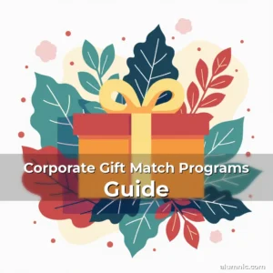 Artistic representation for Corporate Gift Match Programs Guide
