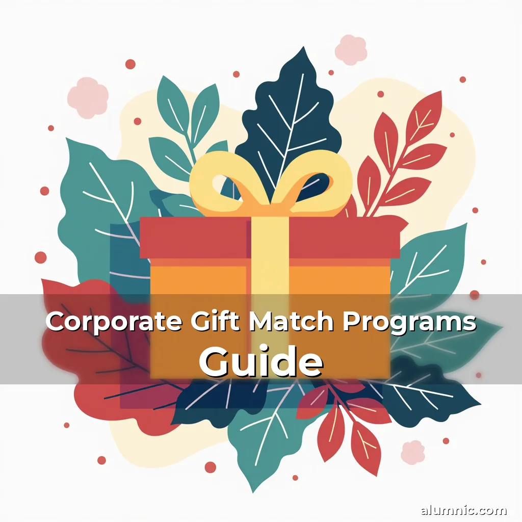 Artistic representation for Corporate Gift Match Programs Guide