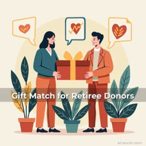 Artistic representation for Gift Match for Retiree Donors