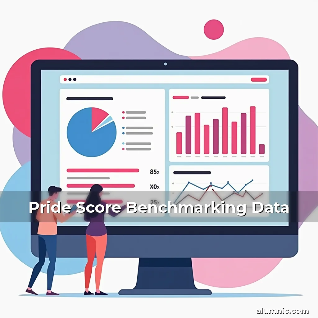 Artistic representation for Pride Score Benchmarking Data