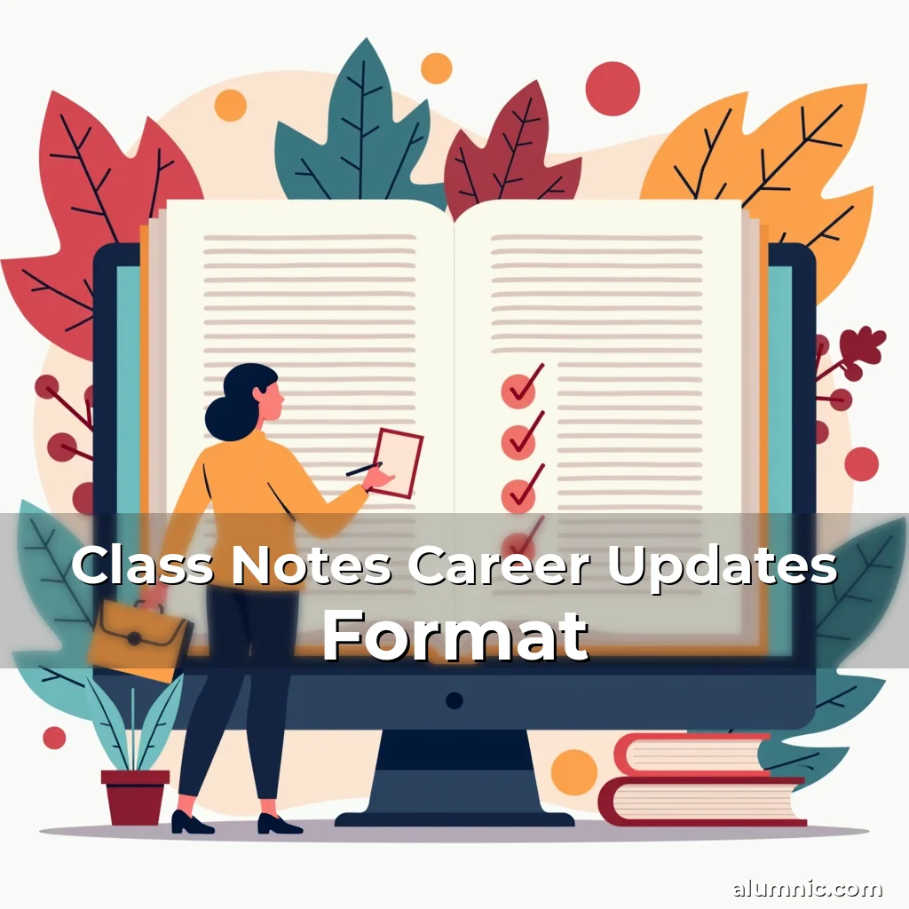 Read more about the article Class Notes Career Updates Format