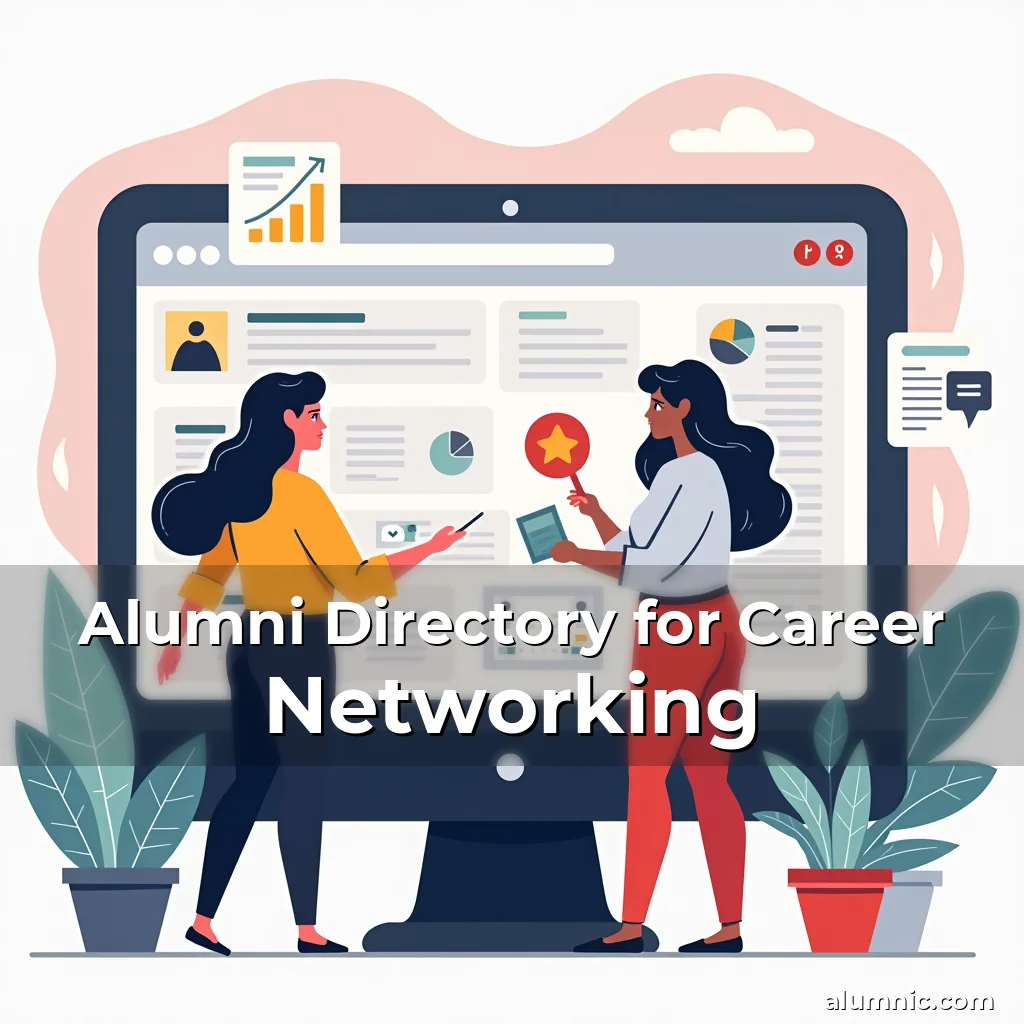 Artistic representation for Alumni Directory for Career Networking