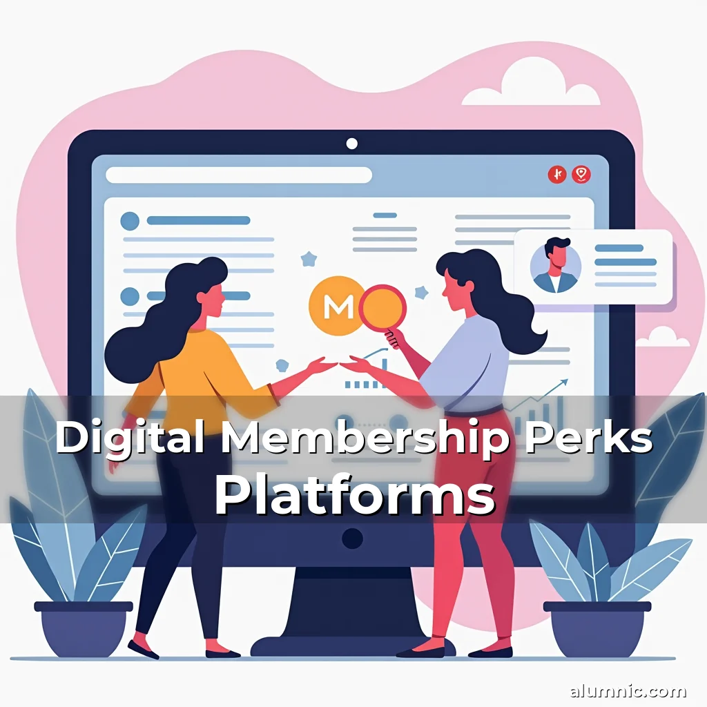 Artistic representation for Digital Membership Perks Platforms