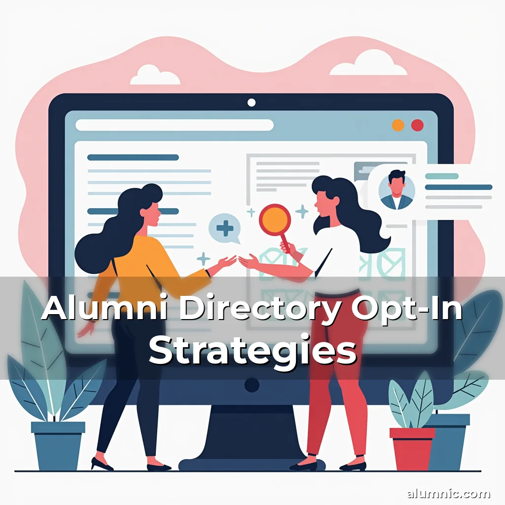 Artistic representation for Alumni Directory Opt-In Strategies