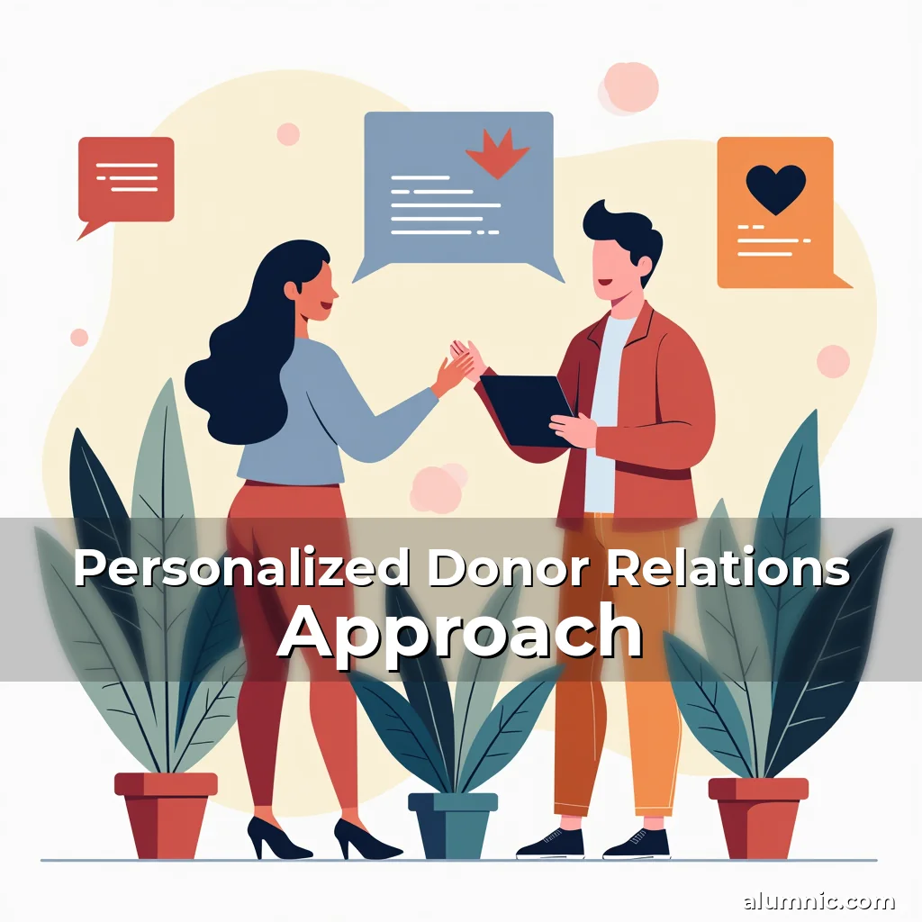 Artistic representation for Personalized Donor Relations Approach