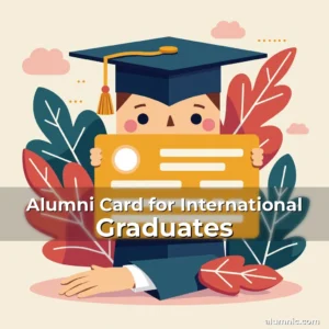 Artistic representation for Alumni Card for International Graduates