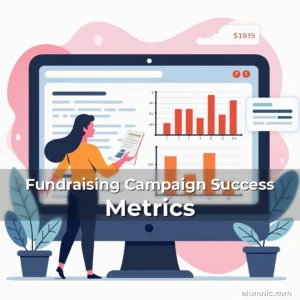 Artistic representation for Fundraising Campaign Success Metrics