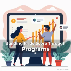 Artistic representation for Building Pride Score Through Programs