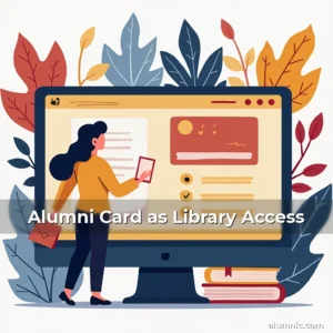 Artistic representation for Alumni Card as Library Access