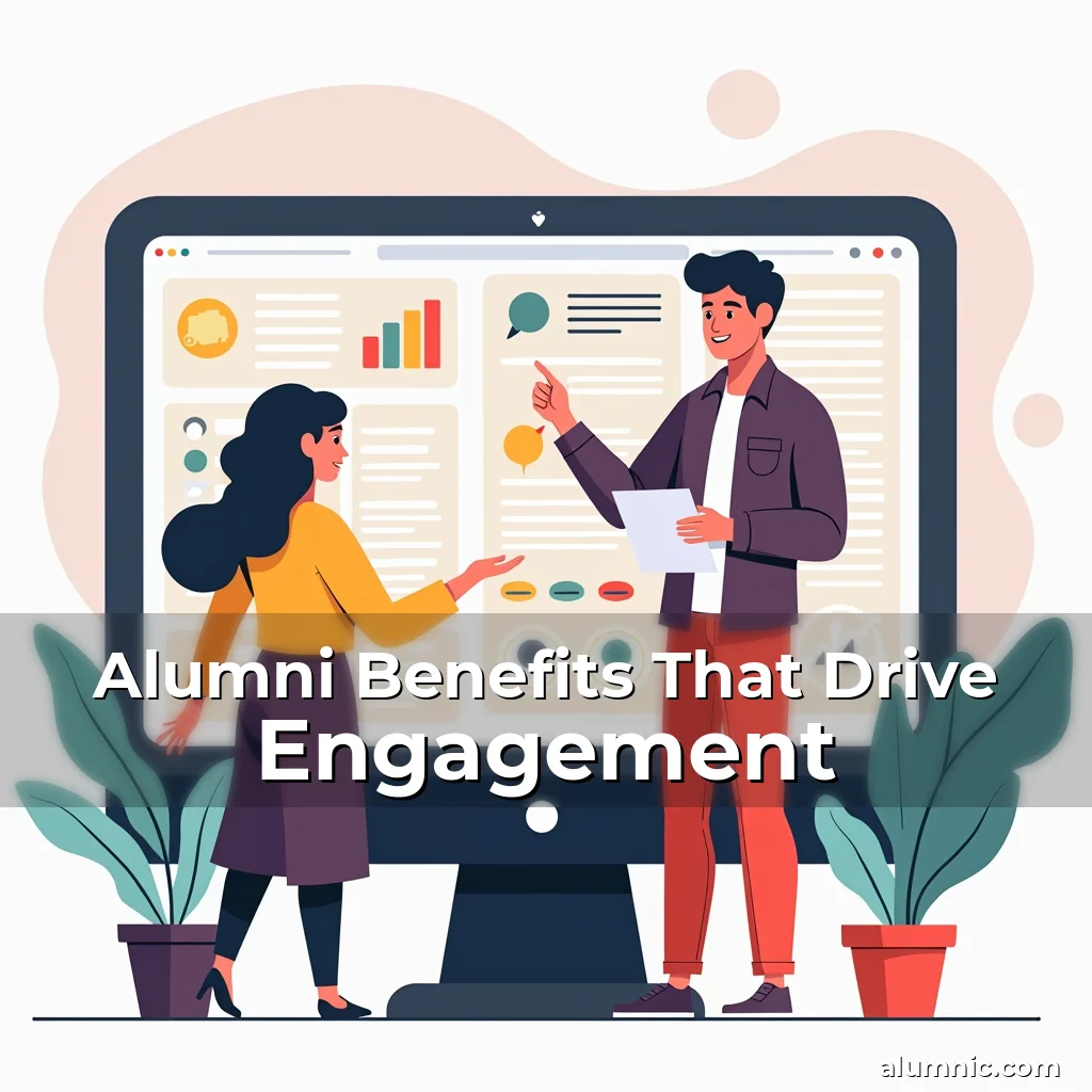 Artistic representation for Alumni Benefits That Drive Engagement