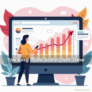 Artistic representation for Tracking Pride Score Over Time