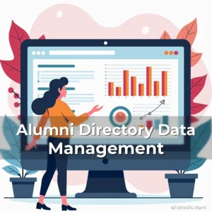 Artistic representation for Alumni Directory Data Management