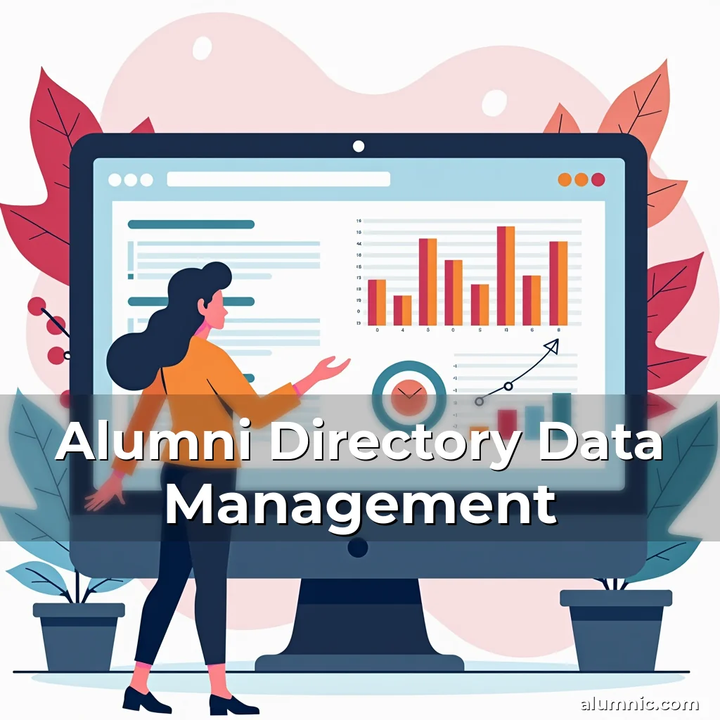Artistic representation for Alumni Directory Data Management