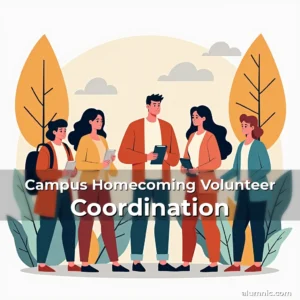 Artistic representation for Campus Homecoming Volunteer Coordination