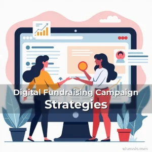 Artistic representation for Digital Fundraising Campaign Strategies