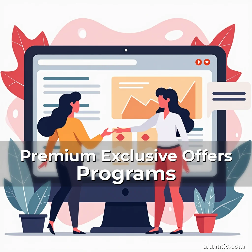Artistic representation for Premium Exclusive Offers Programs