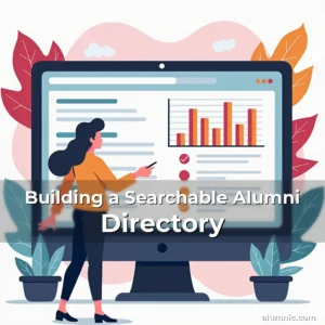 Artistic representation for Building a Searchable Alumni Directory