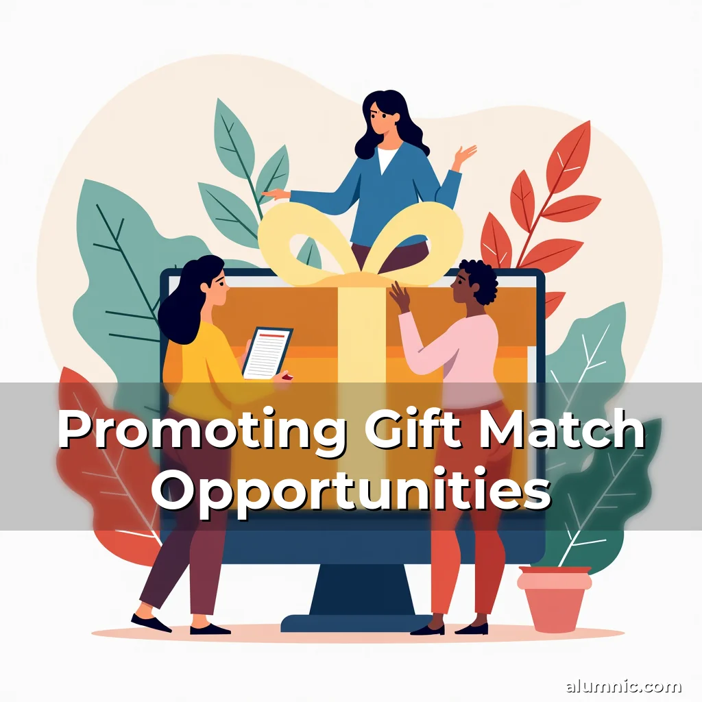 Artistic representation for Promoting Gift Match Opportunities