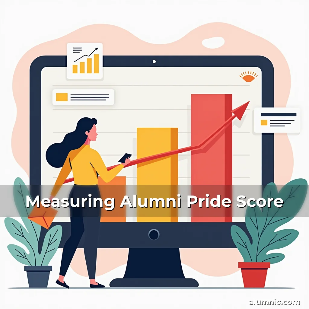 Artistic representation for Measuring Alumni Pride Score
