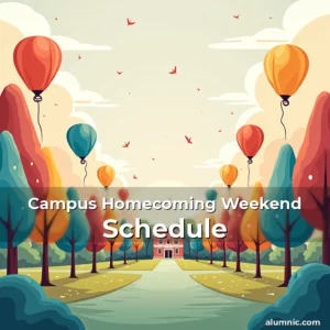 Read more about the article Campus Homecoming Weekend Schedule