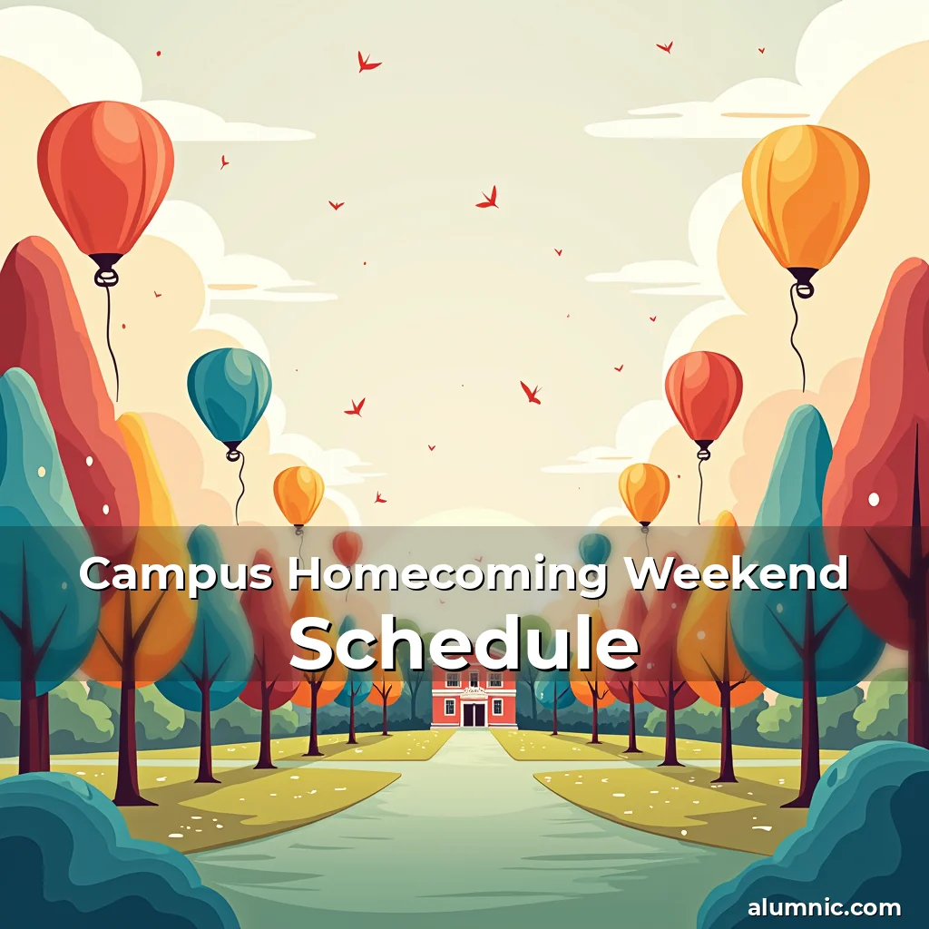 You are currently viewing Campus Homecoming Weekend Schedule