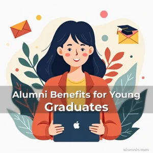 Artistic representation for Alumni Benefits for Young Graduates
