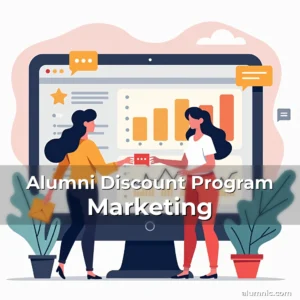 Artistic representation for Alumni Discount Program Marketing