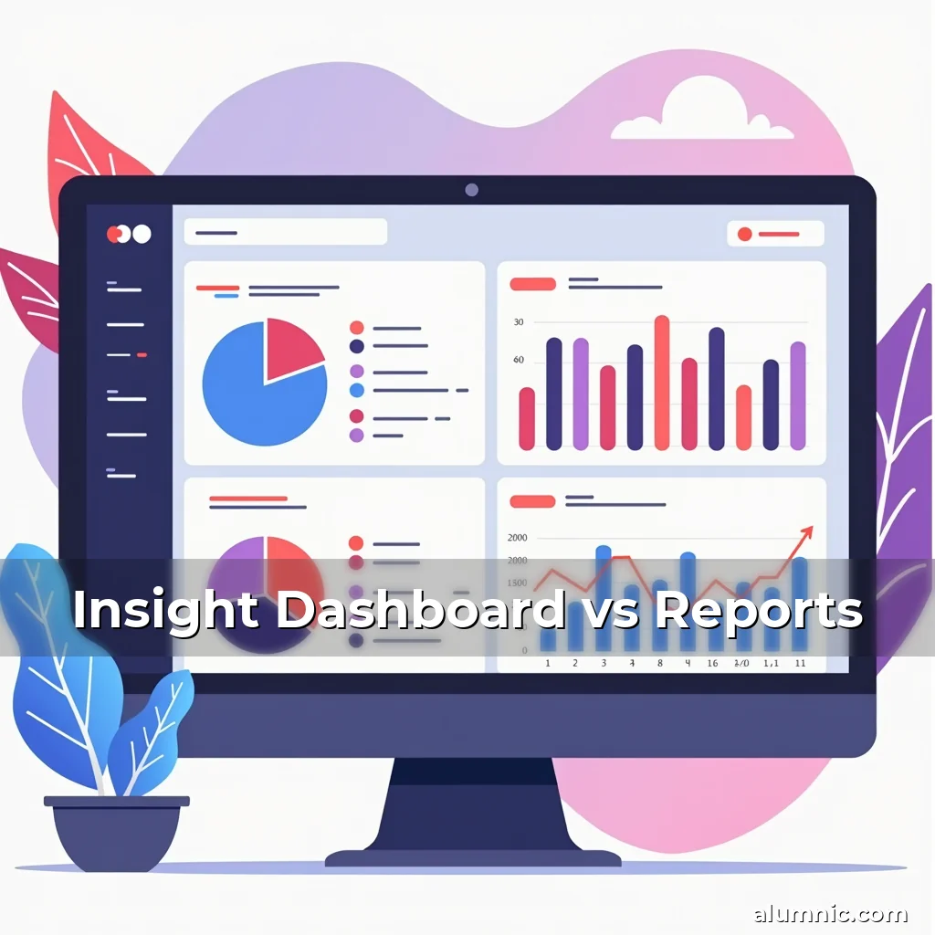 Artistic representation for Insight Dashboard vs Reports