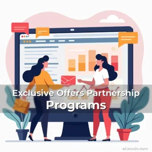 Artistic representation for Exclusive Offers Partnership Programs