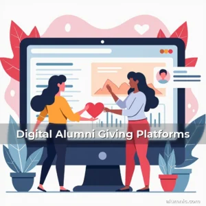 Artistic representation for Digital Alumni Giving Platforms