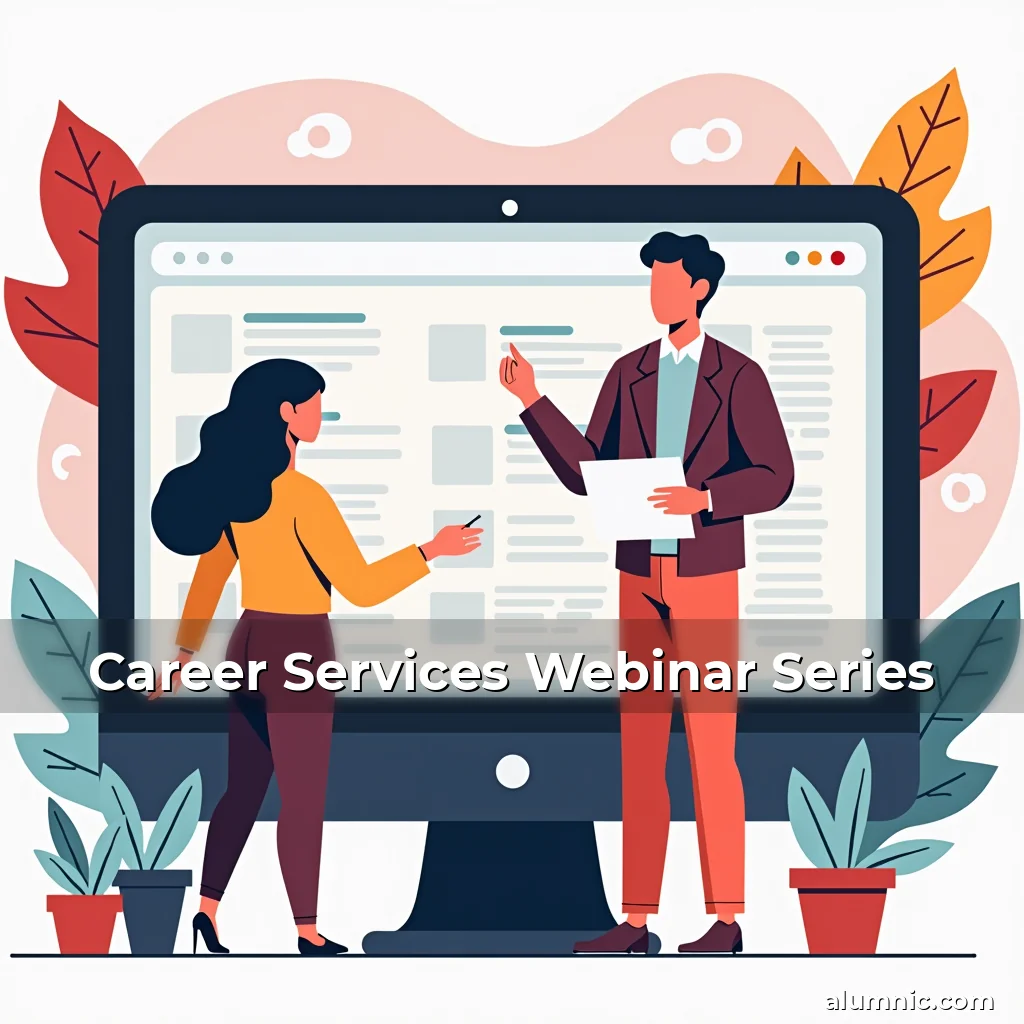 Read more about the article Career Services Webinar Series