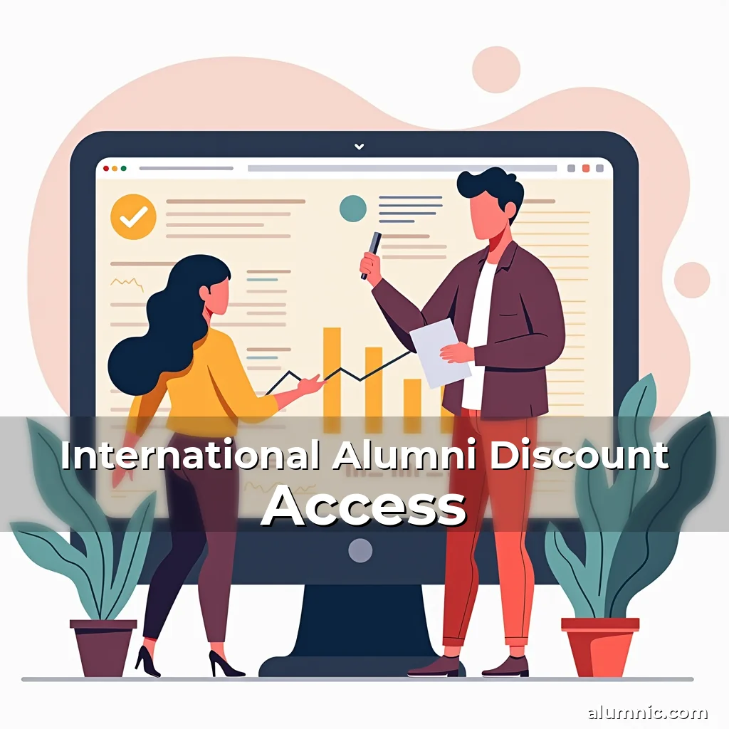 Artistic representation for International Alumni Discount Access